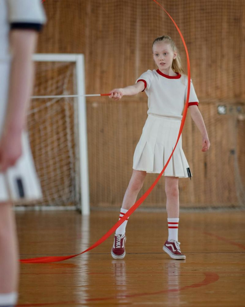 Detailed close-up of a person performing a rhythmic coordination exercise